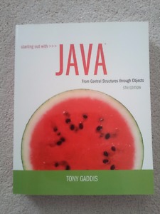Starting Out with Java (5th) ISBN 
