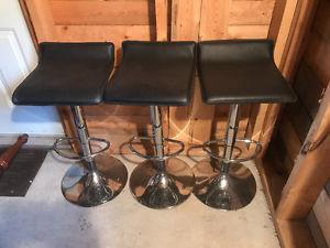 Three Bar Stools