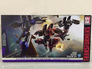 Transformers Platinum Edition Seeker Squadron 3 Pack. (New).