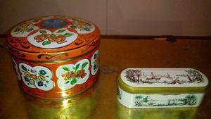 Vintage/antique fancy tins