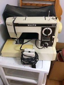 White Portable Sewing Machine