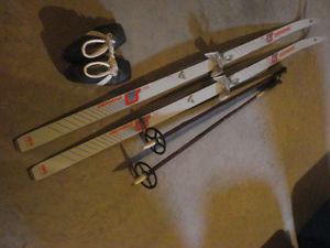 X-Country Skis, poles & boots