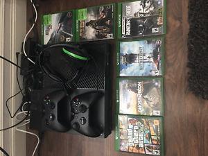 Xbox One with 6 games