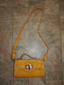 Yellow cross-body purse / handbag ($12)