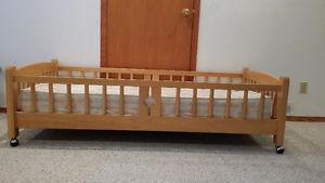 kids bed frame with mattress for sale