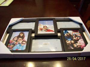 picture frames (holds 6 photos)