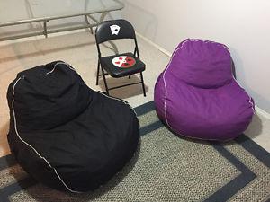 2 Large Beanbag Chairs