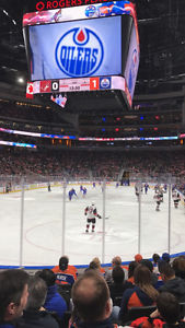 2 Oilers tickets for Game 4 may 3rd- lower bowl