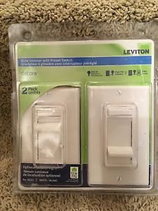 2 pack leviton slide dimmers