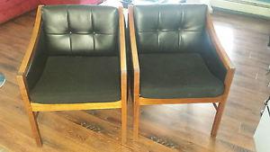 2 vintage parlour chairs - good condition - OBO