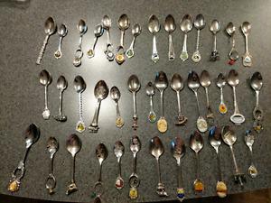 40 collectors spoons