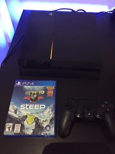 500MB PS4 with BF4, Steep and one remote