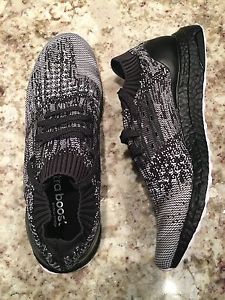 ADIDAS ULTRA BOOST UNCAGED black white mens size 11