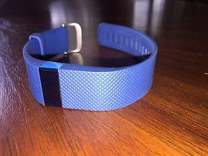 Almost New Fitbit Charge HR - Large, Blue