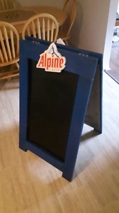 Alpine Chalk Sign