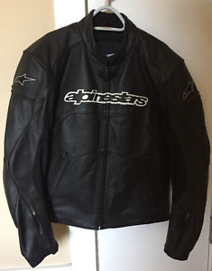 Alpinestars high end leather motorcycle jacket