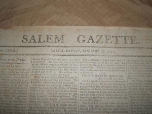 Antique Newspaper - 