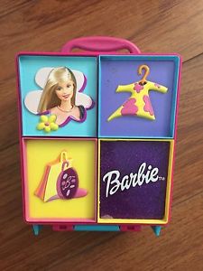 Barbie accessories accessory case suitcase plastic