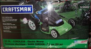 Brand new Craftman battery lawn mower