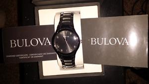 Bulova diamond watch