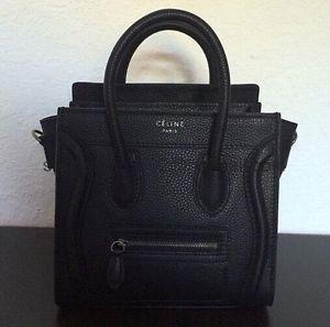 Celine Nano Luggage in Black
