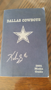 Cool Cowboys Autographed Media Guide Dallas Cowboys Signed