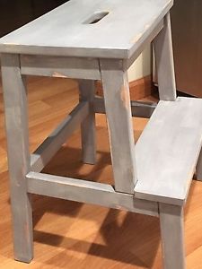 Custom painted step stool