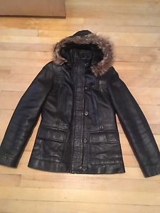 Danier Leather Coat Size 4/6