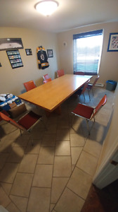 Desks and conference table