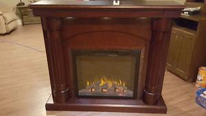 Electric Fireplace with remote