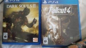 Fallout 4 and darksouls 3