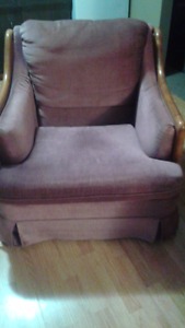 Free loveseat and matching chair