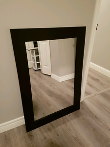 Large mirror.