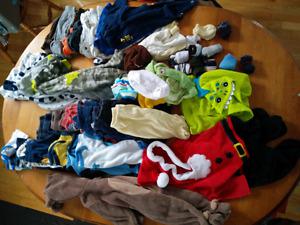 Lot of 0-3month boy clothes