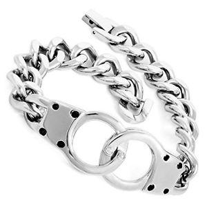 Men's Stainless Steel Handcuffs Bracelet