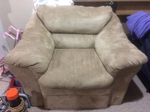 Microfibre Couch and Chair