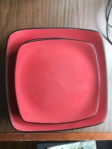 Moving sale: Dish Plates and Bin