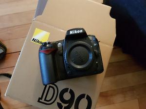 Nikon D90 with af-s nikkor mm  lens