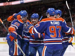 Oilers game ticket May 3 Aisle Seat Sec.103 Row 9