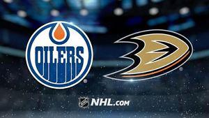 Oilers vs Ducks