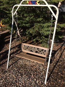 Outdoor Metal Youth Swing