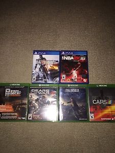 Ps4 &a Xbox One games for trade or sale