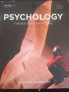 Psychology themes and variation by Wayne Weiten and Doug