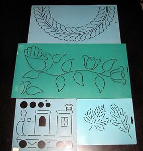 QUILTING STENCILS...PATTERNS FOR HAND QUILTING