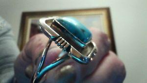 REAL TURQUOISE SILVER RING