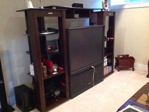Rear Projection 51" TV and Stand
