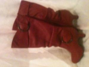 Red Boots Size 8 Women's