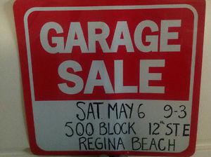 Regina Beach Garage Sale