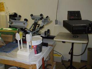 SCREEN PRINTING EQUIPMENT AND SUPPLIES