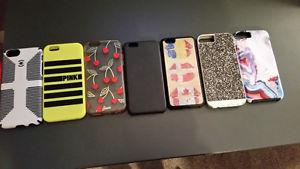 Seven iPhone 6/6S cases (Pink, Speck, Apple)